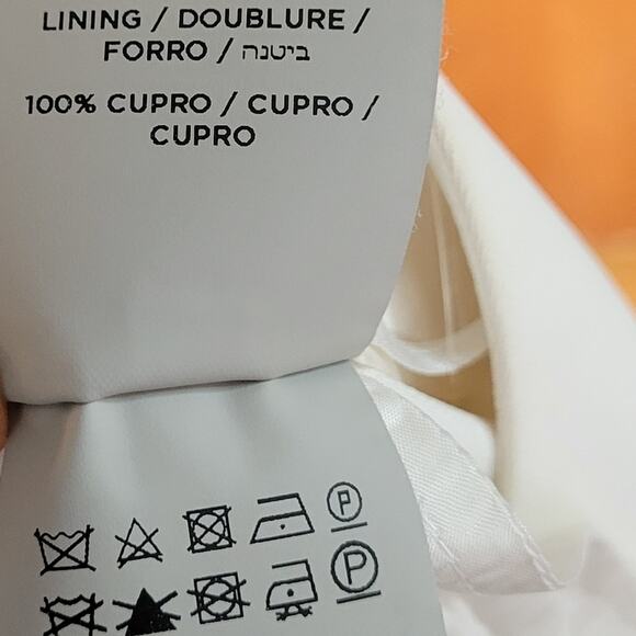 TOM FORD Women's straight-leg Tailored Trousers Ivory Viscose size 44 size 8 - Picture 10 of 13